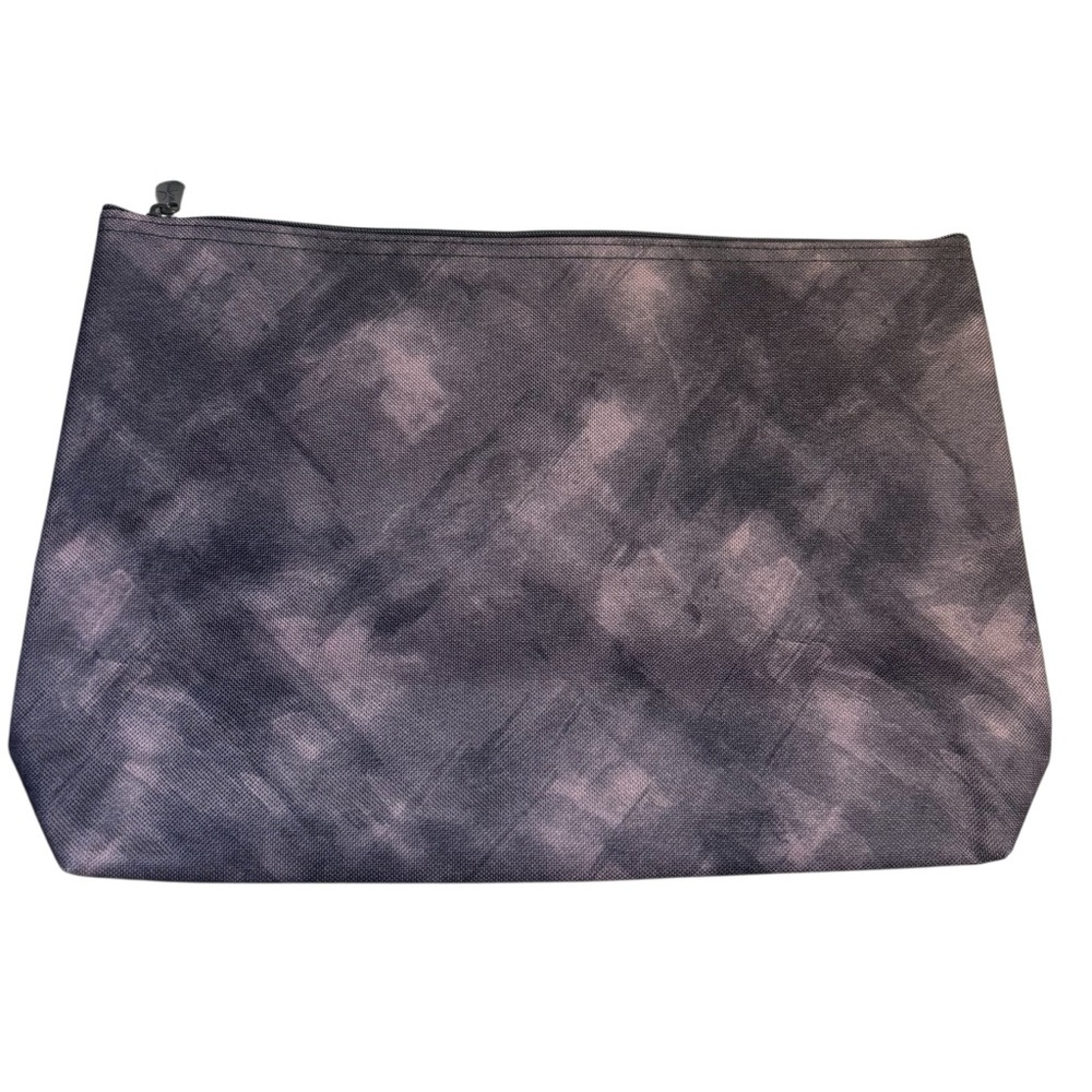 NEW Thirty-One Zipper Pouch AL69 Dusky Smoke Gray shades Cosmetic Bag Abstract